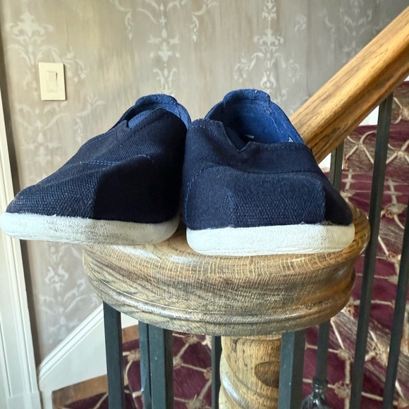 BOBS ladies arch fit slip on shoe navy excellent condition size 9 sketchers - Picture 6 of 14